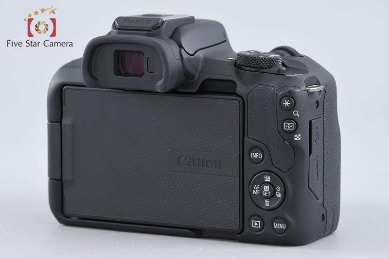 "Count 1,000" Canon EOS R50 Black 24.2 MP RF-S 18-45 IS STM Lens