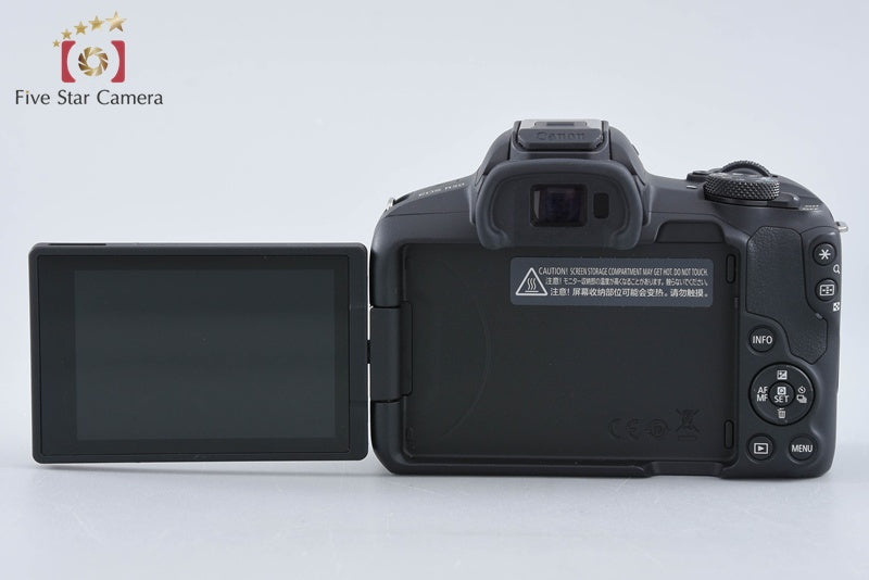 "Count 1,000" Canon EOS R50 Black 24.2 MP RF-S 18-45 IS STM Lens
