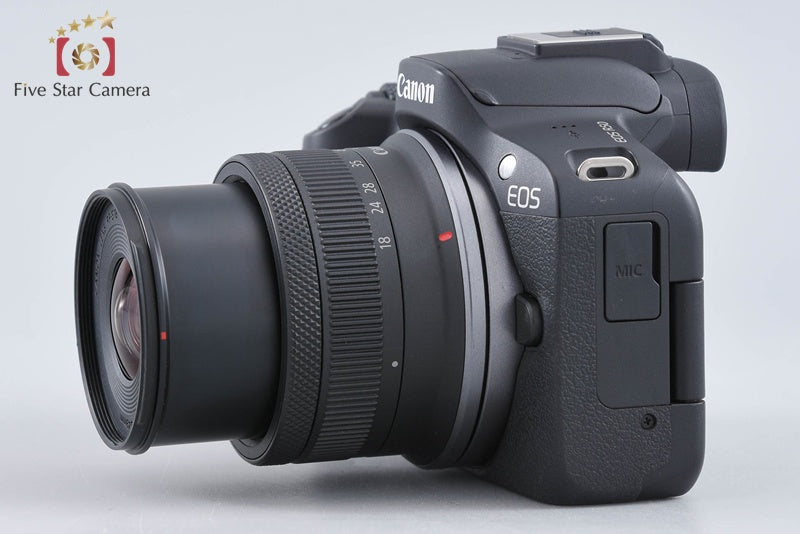 "Count 1,000" Canon EOS R50 Black 24.2 MP RF-S 18-45 IS STM Lens