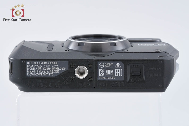 "Shutter count 557" Ricoh Pentax WG-6 Black 20.0 MP Waterproof Action Camera