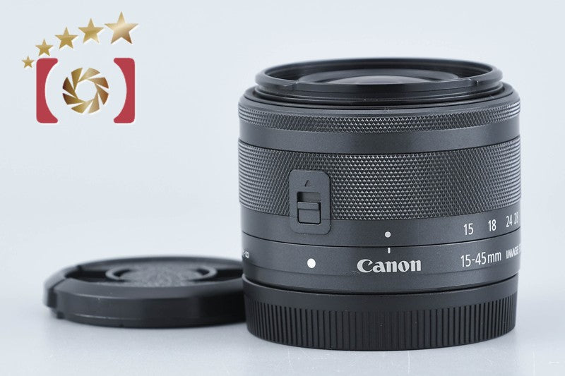 Canon EF-M 15-45mm f/3.5-6.3 IS STM Black from Japan