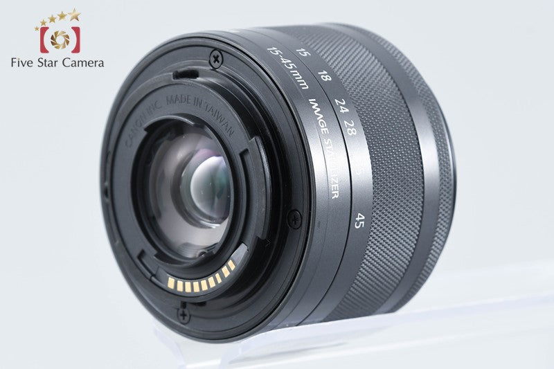 Canon EF-M 15-45mm f/3.5-6.3 IS STM Black from Japan