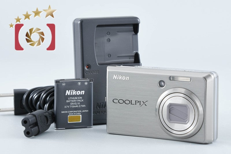 Nikon COOLPIX S600 Titanium Silver 10.0 MP Digital Camera from Japan