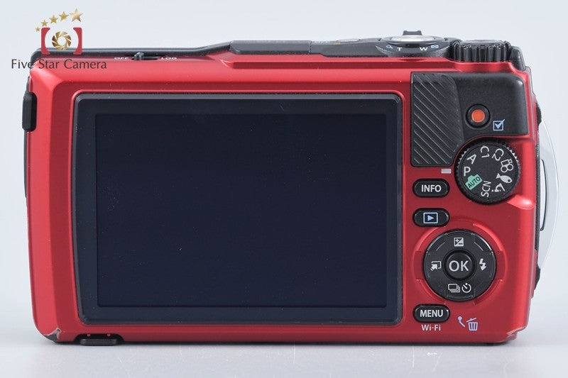 OM SYSTEM Olympus Tough TG-7 Red 12.0 MP Digital Camera w/ Box from Japan