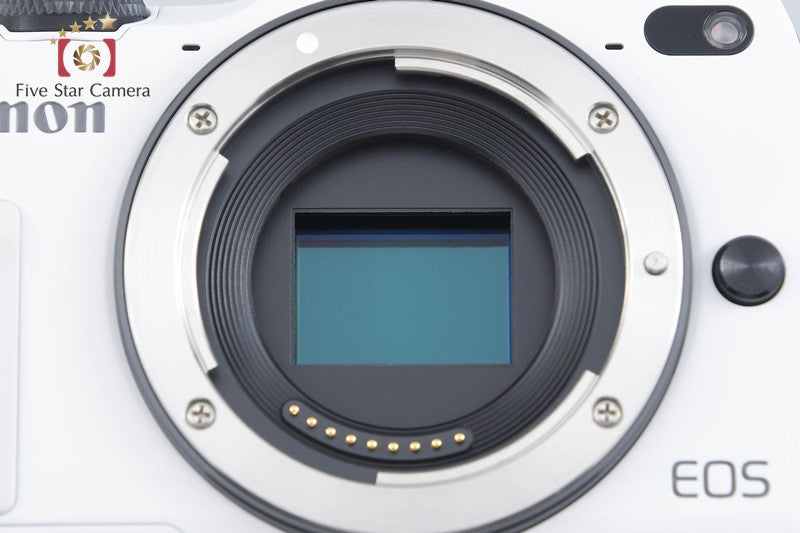 Canon EOS M2 White 18.0 MP Digital Mirrorless Camera EF-M 22mm Lens from Japan