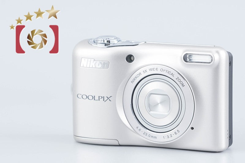 Nikon COOLPIX L32 Silver 20.1 MP Digital Camera from Japan