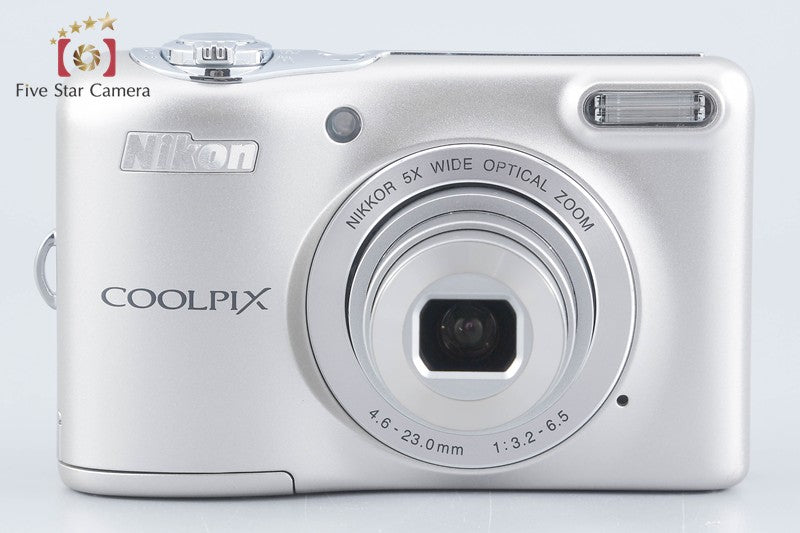 Nikon COOLPIX L32 Silver 20.1 MP Digital Camera from Japan