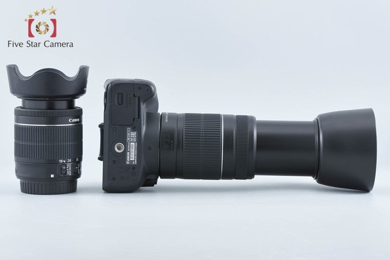 Canon EOS Kiss X7 / Rebel SL1 / 100D 18.0 MP 18-55 55-250 Lenses from Japan
