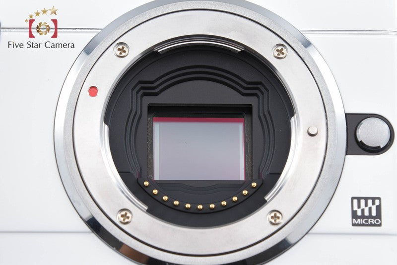 "Count 2,383" Olympus PEN Lite E-PL1s White 12.3 MP 14-42 Lens from Japan