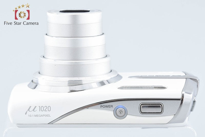 Olympus μ1020 Lily White 10.1 MP Digital Camera from Japan