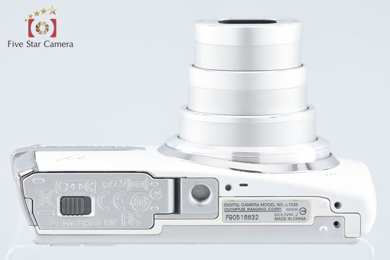 Olympus μ1020 Lily White 10.1 MP Digital Camera from Japan