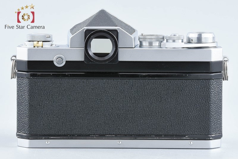 Nikon F Eye Level Silver Mid Model 35mm SLR Film Camera Body from Japan