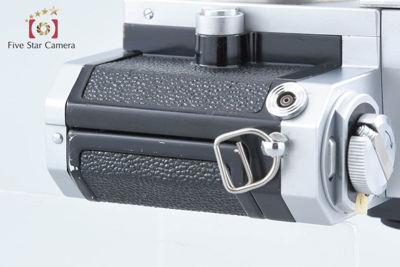 Nikon F Eye Level Silver Mid Model 35mm SLR Film Camera Body from Japan