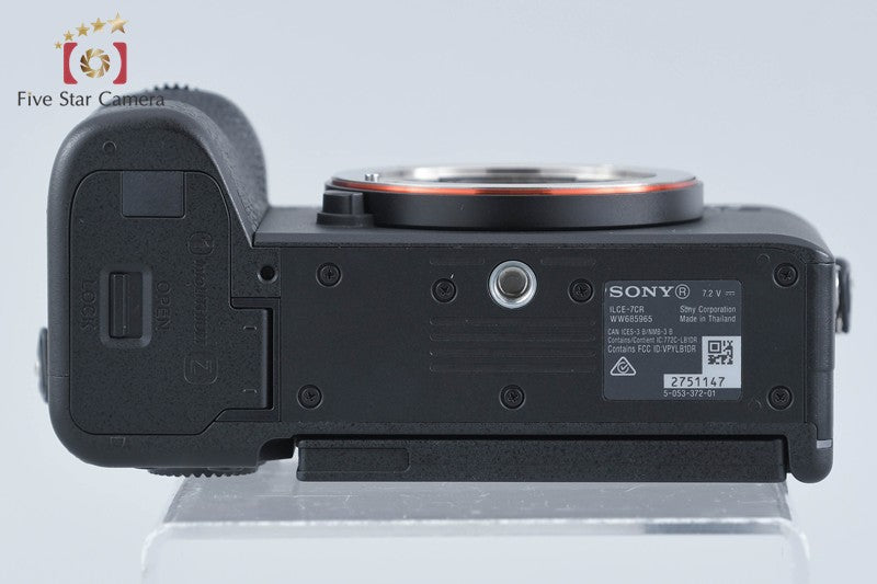 SONY α7CR ILCE-7CR Black 61.0 MP Digital Camera International Model from Japan