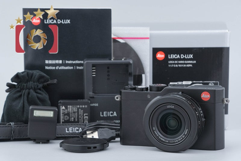 Leica D-LUX Typ 109 18471 Black 12.8 MP Digital Camera w/ Box from Japan