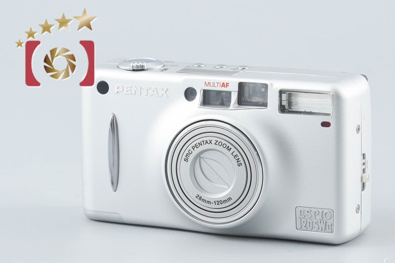 Pentax ESPIO 120SWII Silver 35mm Point & Shoot Film Camera from Japan