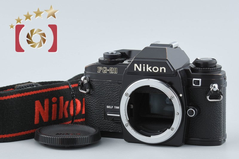Nikon FG-20 Black 35mm SLR Film Camera Body from Japan