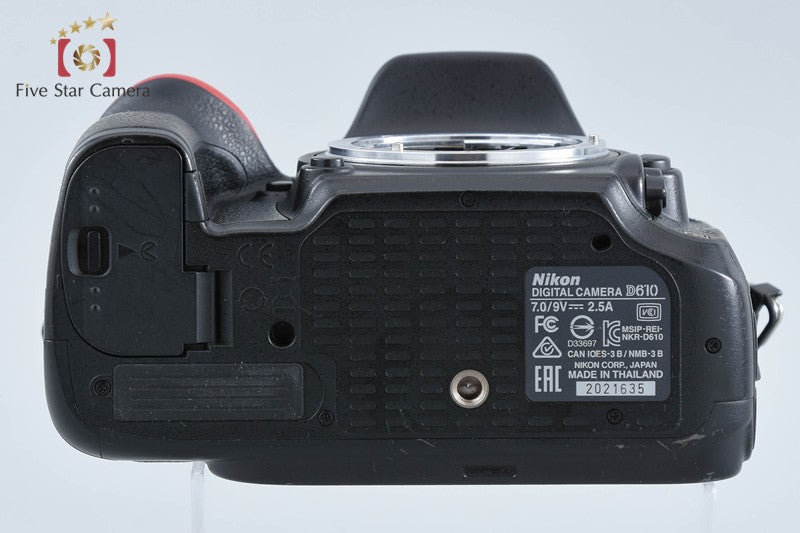 Nikon D610 24.3 MP Full Frame DSLR Camera Body from Japan