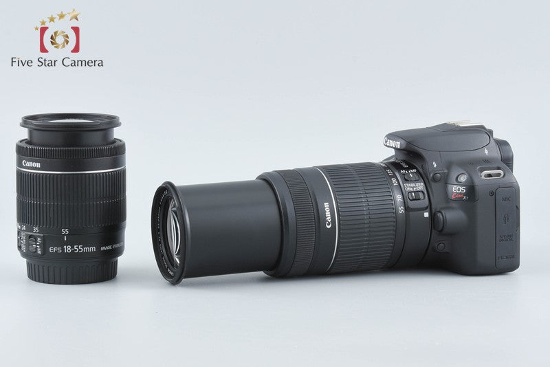 Canon EOS Kiss X7 / Rebel SL1 / 100D 18.0 MP 18-55 55-250 Lenses from Japan