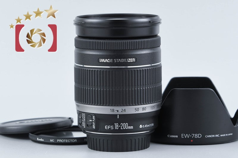 Canon EF-S 18-200mm f/3.5-5.6 IS from Japan
