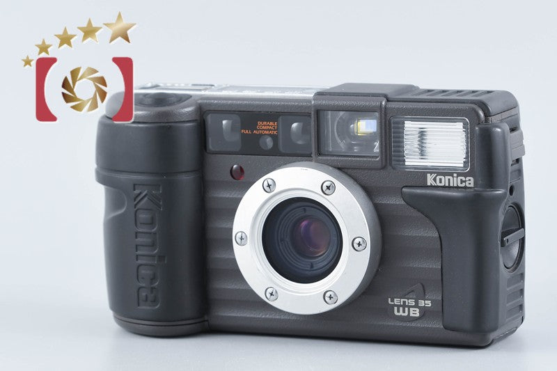 Konica Genbakantoku 35WB Gray 35mm Point & Shoot Film Camera from Japan