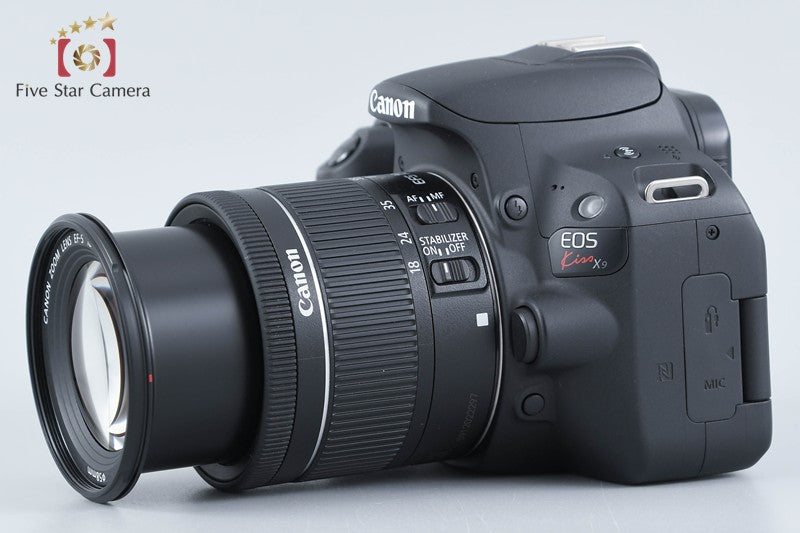 Canon EOS Kiss X9 / Rebel SL2 / 200D Black 24.2 MP 18-55 IS STM Lens from Japan