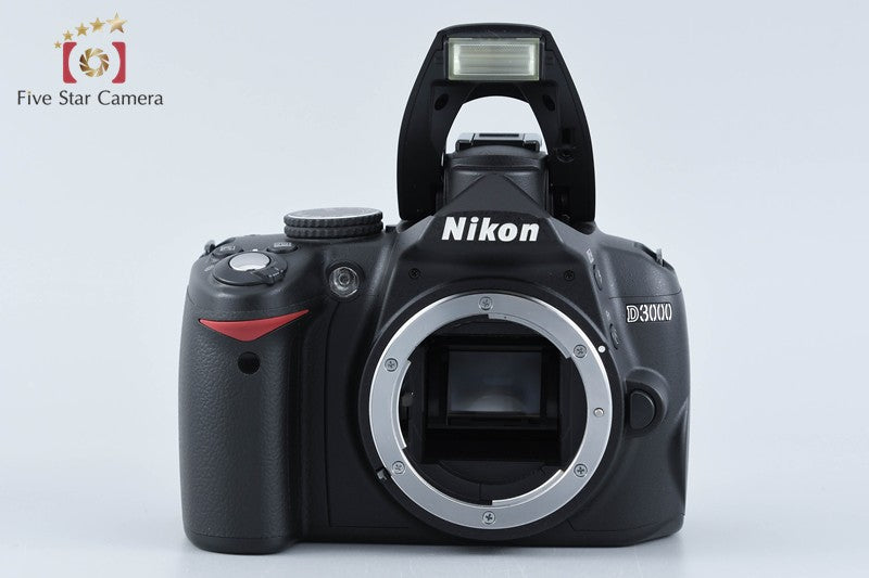 "Count 255" Nikon D3000 10.2 MP Digital SLR Camera 18-55 Lens from Japan