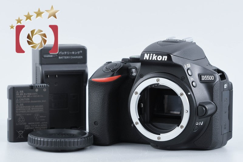 Nikon D5500 Black 24.2 MP Digital SLR Camera Body from Japan