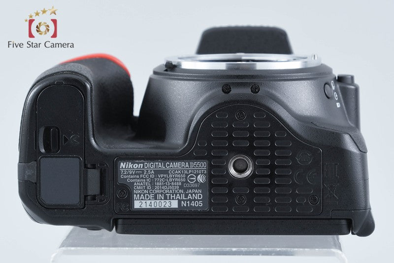 Nikon D5500 Black 24.2 MP Digital SLR Camera Body from Japan
