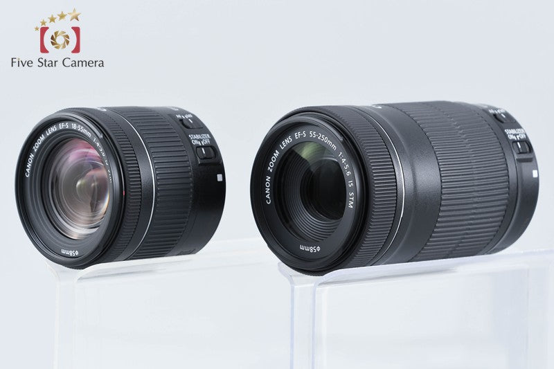 Canon EOS Kiss X10 / Rebel SL3 / 250D / 200DII 18-55 55-250 Lenses from Japan