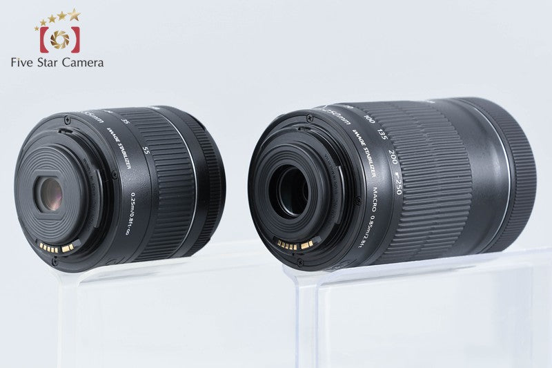 Canon EOS Kiss X10 / Rebel SL3 / 250D / 200DII 18-55 55-250 Lenses from Japan
