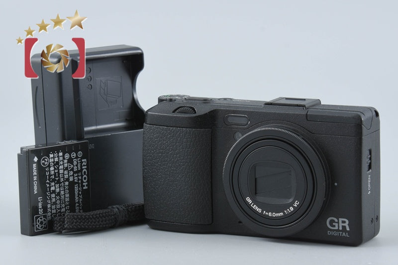 "Count 313" Ricoh GR Digital IV Black 10.0 MP Digital Camera from Japan