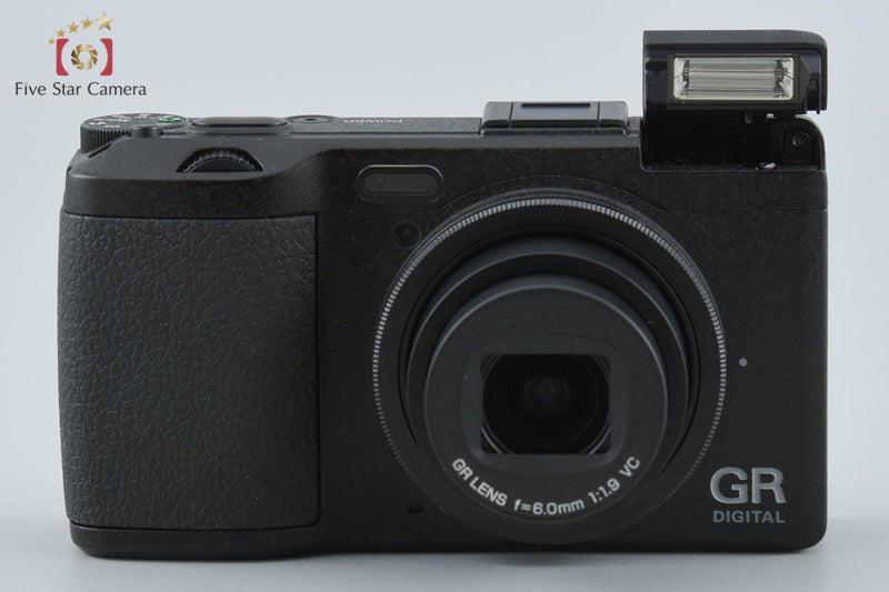 "Count 313" Ricoh GR Digital IV Black 10.0 MP Digital Camera from Japan