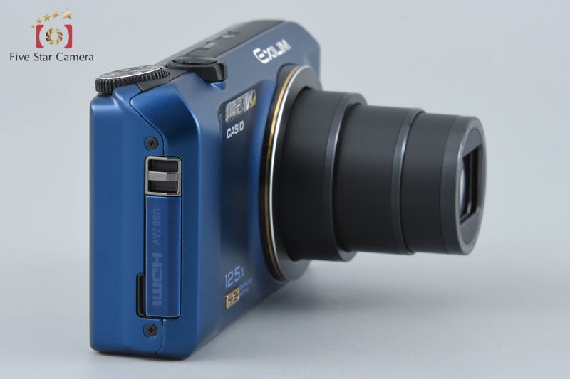 Casio EXILIM EX-ZR200 Blue 16.1 MP Digital Camera from Japan