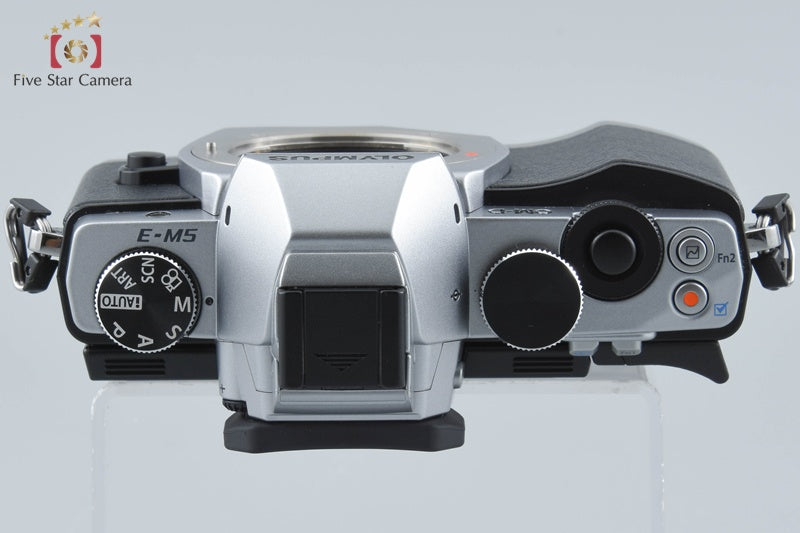 "Count 1,527" Olympus OM-D E-M5 Silver 16.0 MP Digital Camera Body from Japan