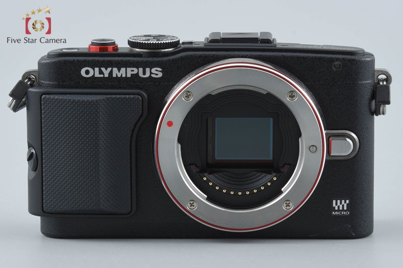 "Count 894" Olympus PEN Lite E-PL6 Black 16.1 MP 14-42 Lens from Japan