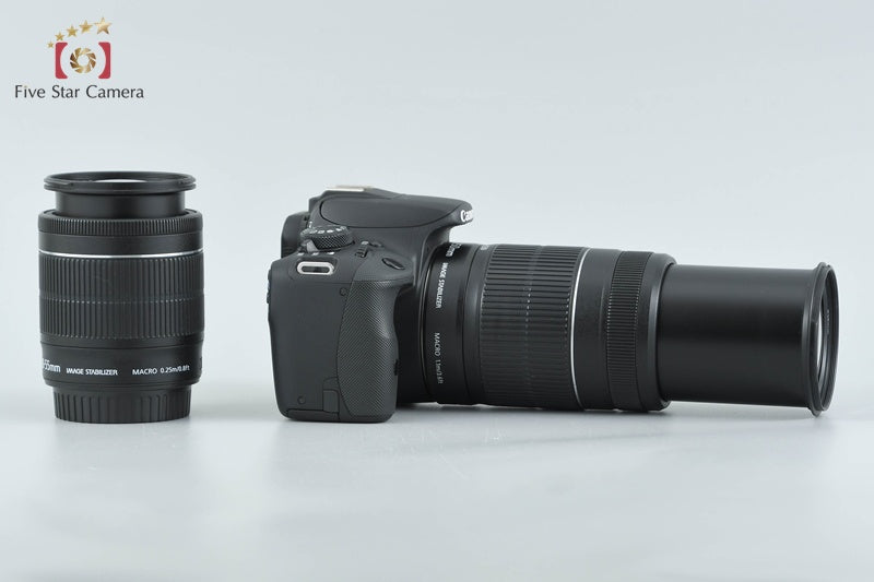 Canon EOS Kiss X7 / Rebel SL1 / 100D 18.0 MP 18-55 55-250 Lenses from Japan