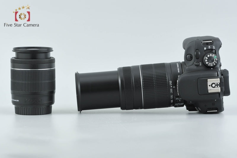 Canon EOS Kiss X7 / Rebel SL1 / 100D 18.0 MP 18-55 55-250 Lenses from Japan