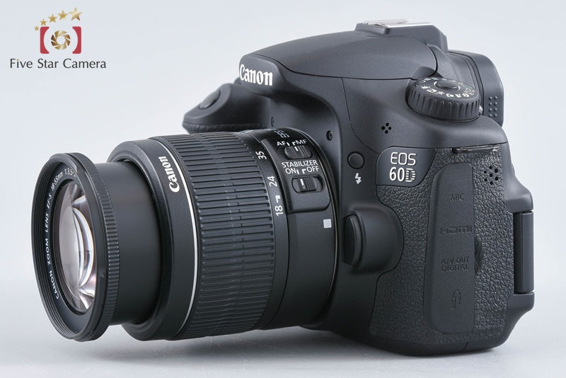 "Count 1,575" Canon EOS 60D 18.0 MP DSLR Camera 18-55 Lens w/ Box from Japan