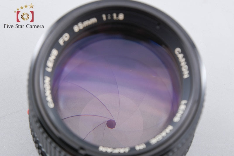 Canon New FD 85mm f/1.8 from Japan