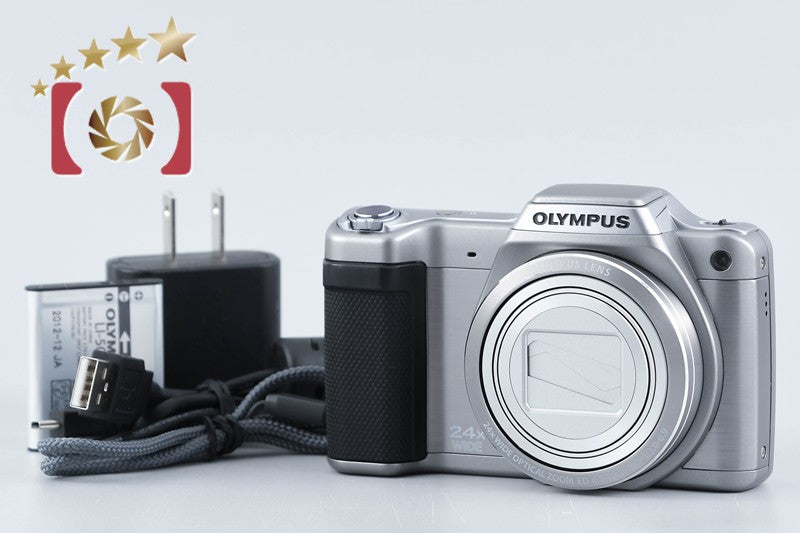 Olympus Stylus SZ-15 Silver 16.0 MP Digital Camera from Japan