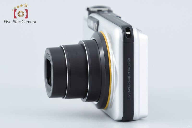 Casio EXILIM EX-FC100 White 9.1 MP Digital Camera from Japan