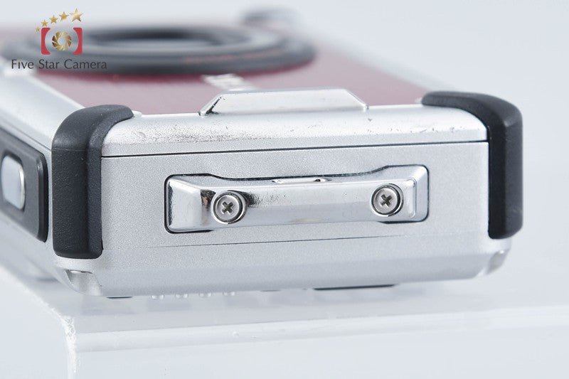 Pentax Optio W80 Cardinal Red 12.1 MP Digital Camera w/ Box from Japan