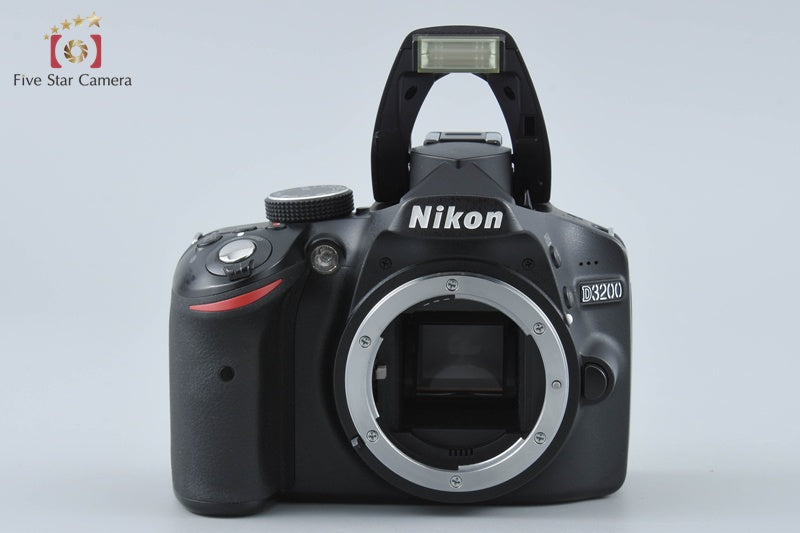 Nikon D3200 Black 24.2 MP DSLR 18-55 VR Lens from Japan