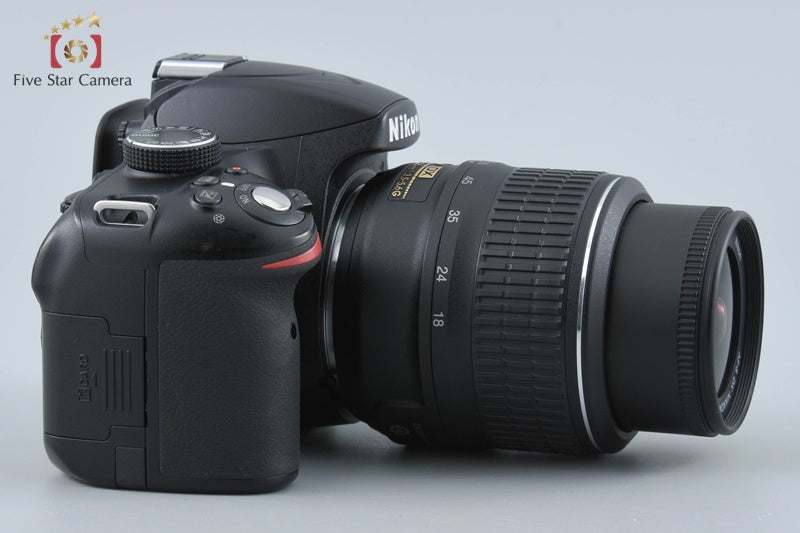 Nikon D3200 Black 24.2 MP DSLR 18-55 VR Lens from Japan