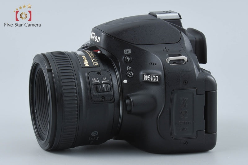 Nikon D5100 16.2 MP SLR Digital Camera + AF-S NIKKOR 50mm f/1.8 G from Japan