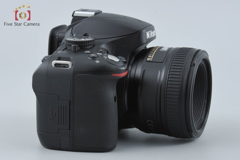 Nikon D5100 16.2 MP SLR Digital Camera + AF-S NIKKOR 50mm f/1.8 G from Japan