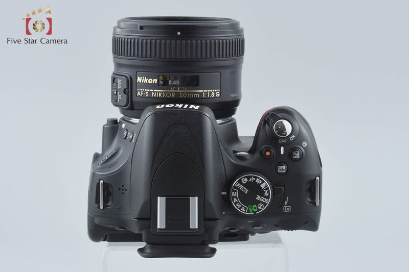 Nikon D5100 16.2 MP SLR Digital Camera + AF-S NIKKOR 50mm f/1.8 G from Japan