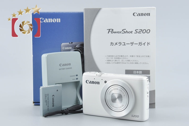Canon PowerShot S200 White 10.1 MP Digital Camera Seven-Eleven Model from Japan