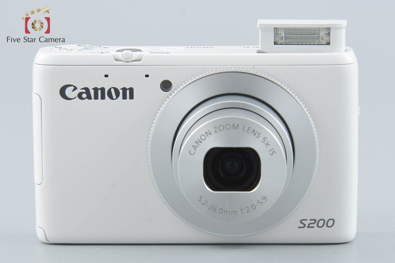 Canon PowerShot S200 White 10.1 MP Digital Camera Seven-Eleven Model from Japan